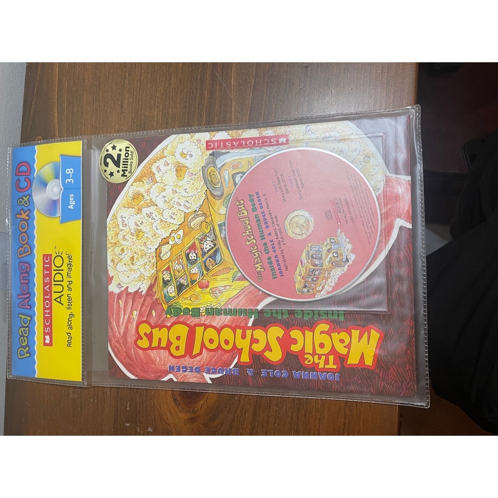 Magic School Bus Inside the Human Body Scholastic Read Along Book & CD